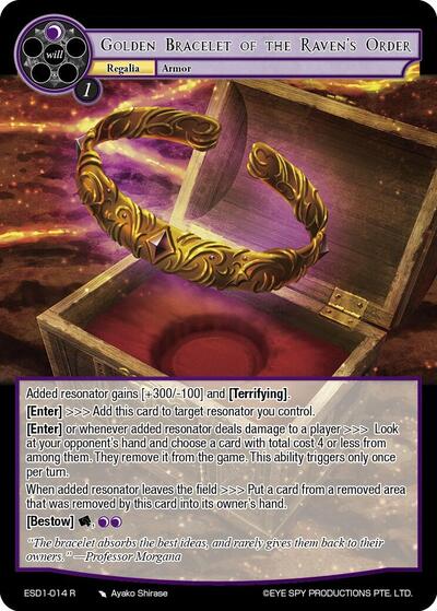 Golden Bracelet of the Raven's Order