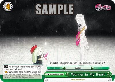 Worries in My Heart BD/W125-E025 CR