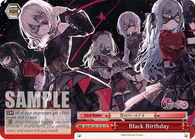 Black Birthday BD/W125-TE18