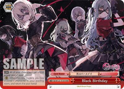Black Birthday BD/W125-TE18R