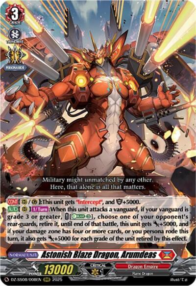 Astonish Blaze Dragon, Arumdeas [D-Format] DZ-SS08/008EN