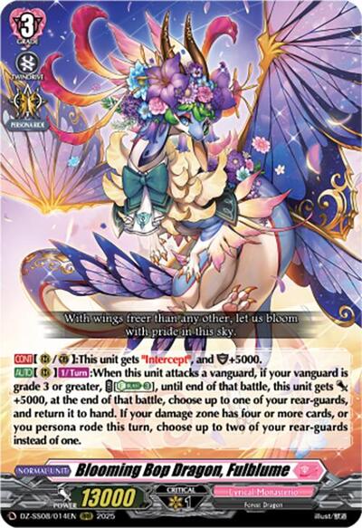 Blooming Bop Dragon, Fulblume [D-Format] DZ-SS08/014EN