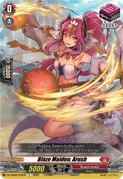 Blaze Maiden, Arush [D Format] DZ-SS08/034EN