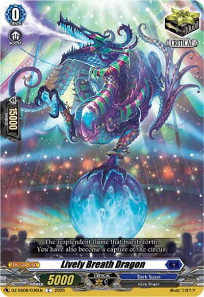 Lively Breath Dragon [D Format] DZ-SS08/036EN