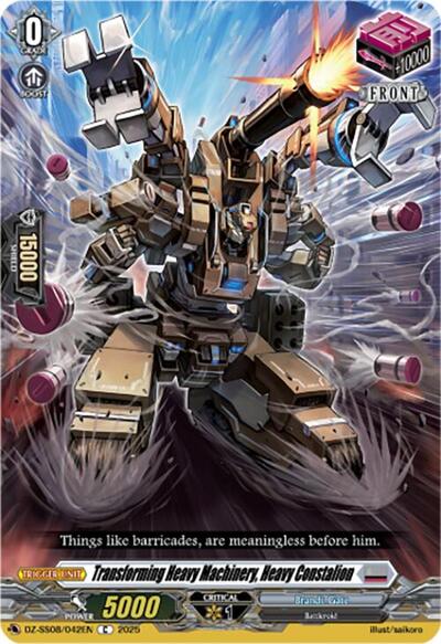 Transforming Heavy Machinery, Heavy Constalion [D Format] DZ-SS08/042EN