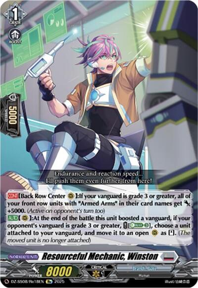 Resourceful Mechanic, Winston [D-Format] DZ-SS08/Re18EN
