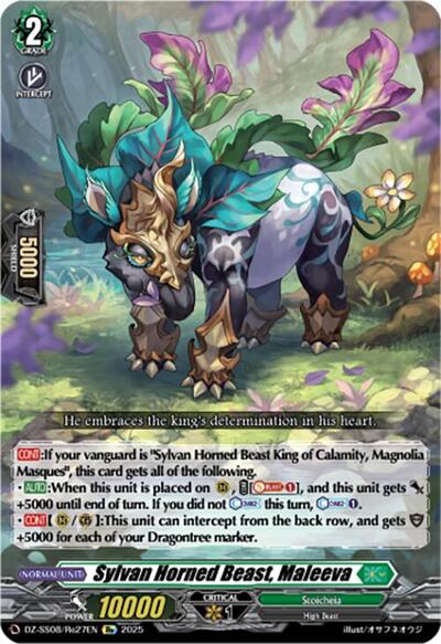 Sylvan Horned Beast, Maleeva [D-Format] DZ-SS08/Re27EN