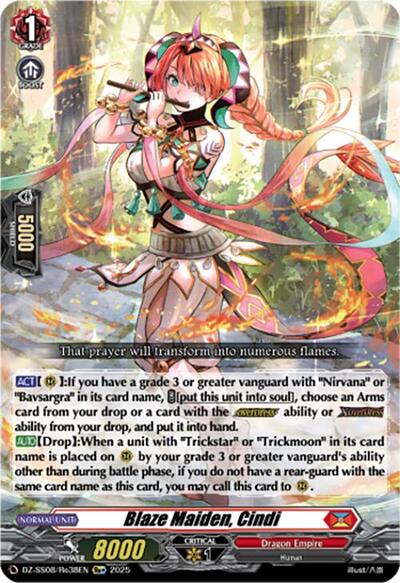 Blaze Maiden, Cindi [D-Format] DZ-SS08/Re38EN