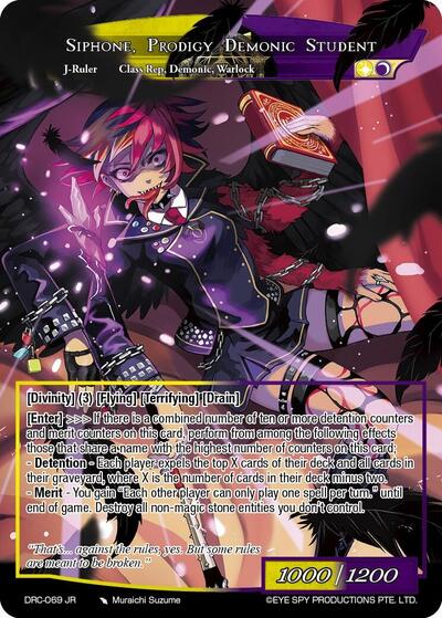 Raven's Order Class B's Representative, Siphone // Siphone, Prodigy Demonic Student 