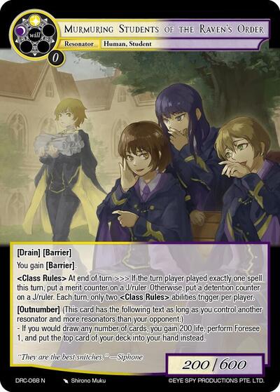 Murmuring Students of the Raven's Order 