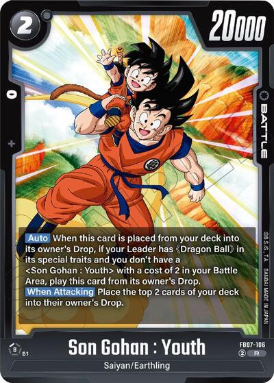 Son Gohan : Youth (FB03-066) [Fusion World] FB07-106