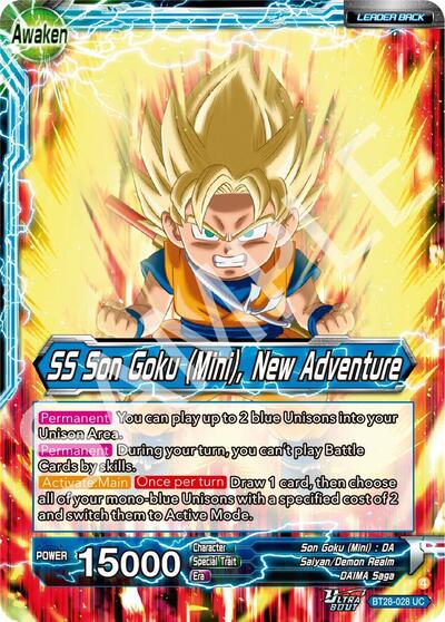Son Goku (Mini) // SS Son Goku (Mini), New Adventure BT28-028