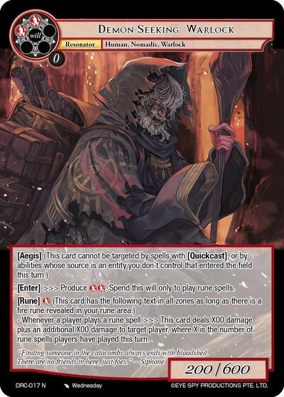 Demon-Seeking Warlock 