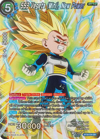 SS3 Vegeta (Mini), New Power BT28-034