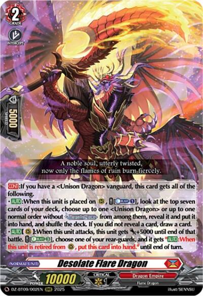 Desolate Flare Dragon [D-Format] DZ-BT09/002EN