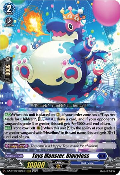 Toys Monster, Blavyloss [D-Format] DZ-BT09/005EN