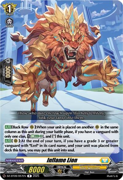 Inflame Lion [D-Format] DZ-BT09/057EN