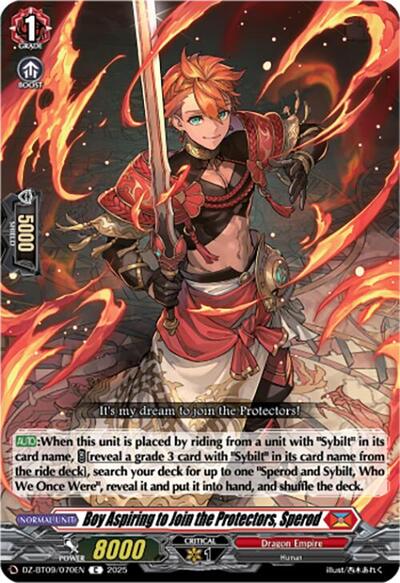 Boy Aspiring to Join the Protectors, Sperod [D-Format] DZ-BT09/070EN