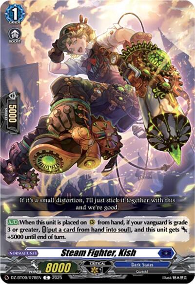 Steam Fighter, Kish [D-Format] DZ-BT09/078EN