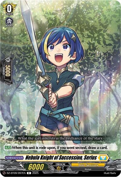 Nebula Knight of Succession, Serius [D-Format] DZ-BT09/097EN