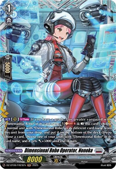 Dimensional Robo Operator, Nonoka [D-Format] DZ-BT09/FR23EN