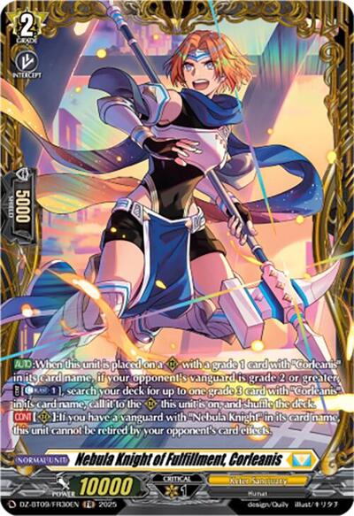 Nebula Knight of Fulfillment, Corleanis [D-Format] DZ-BT09/FR30EN
