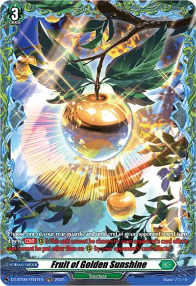 Fruit of Golden Sunshine [D-Format] DZ-BT09/FR47EN