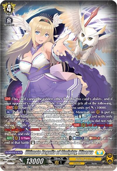 Ultimate Regalia of Almighty, Minerva [D-Format] DZ-BT09/SR22EN