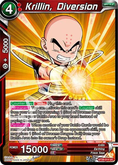 Krillin, Diversion BT28-014
