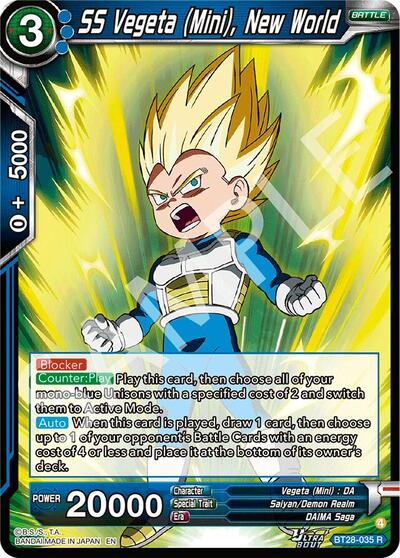 SS Vegeta (Mini), New World BT28-035