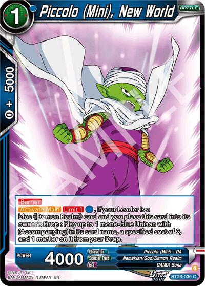 Piccolo (Mini), New World BT28-036
