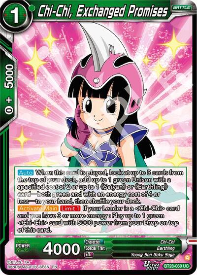 Chi-Chi, Exchanged Promises BT28-060