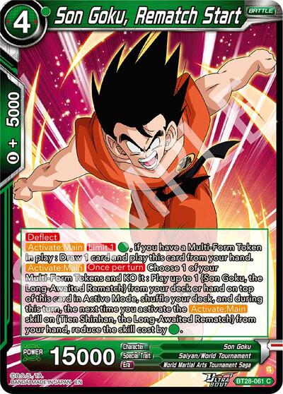 Son Goku, Rematch Start BT28-061