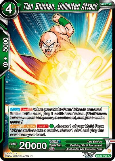 Tien Shinhan, Unlimited Attack BT28-066