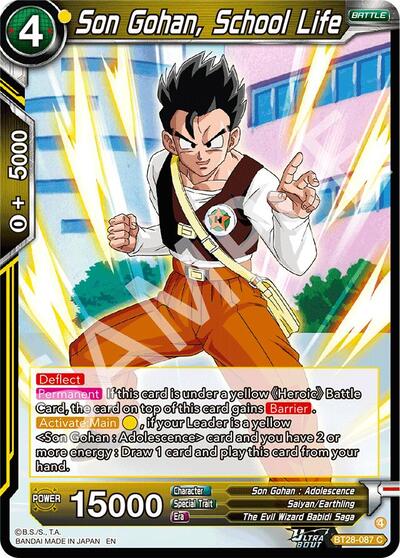 Son Gohan, School Life BT28-087
