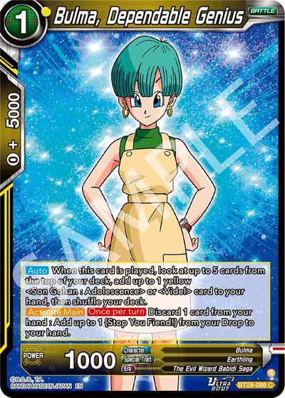 Bulma, Dependable Genius BT28-088