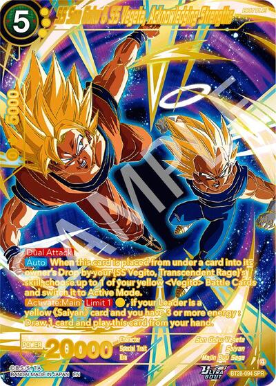SS Son Goku & SS Vegeta, Acknowledging Strengths BT28-094