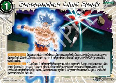 Transcendent Limit Break BT28-110