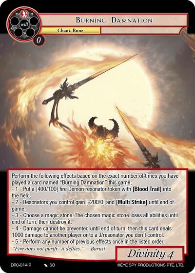 Burning Damnation — Descent into the Raven's Catacombs