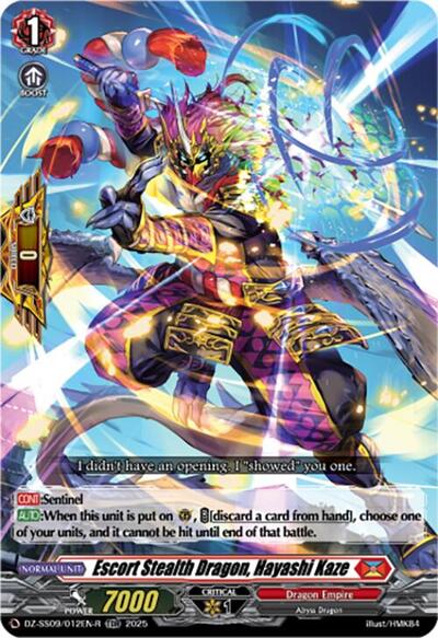 Escort Stealth Dragon, Hayashi Kaze [D Format] DZ-SS09/012EN-R