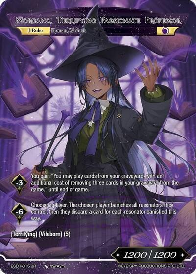 Raven's Order's Professor, Morgana // Morgana, Terrifying Passionate Professor ESD1-015 JR