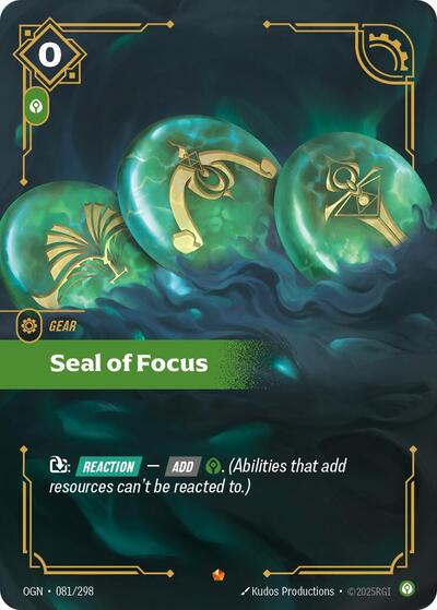 Seal of Focus 081/298