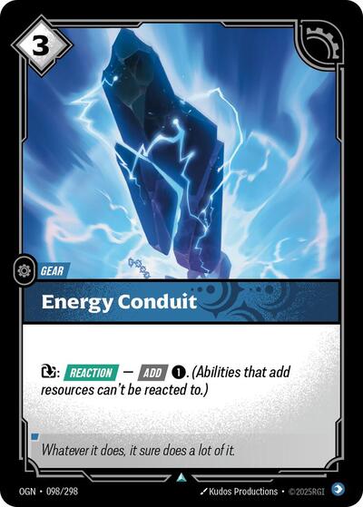 Energy Conduit 098/298