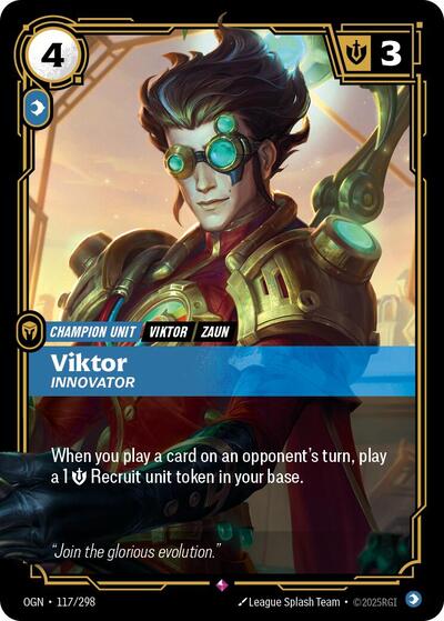 Viktor, Innovator 117/298