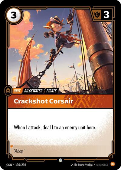 Crackshot Corsair 130/298