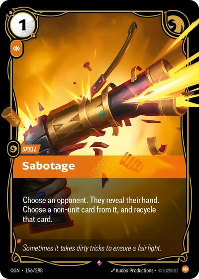 Sabotage 156/298