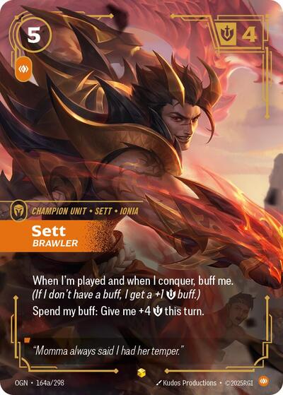 Sett, Brawler 164a/298