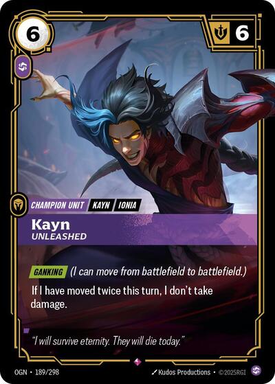 Kayn, Unleashed 189/298
