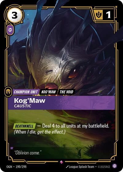 Kog'Maw, Caustic 190/298