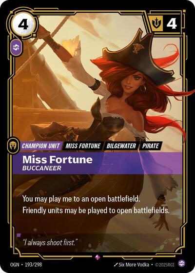 Miss Fortune, Buccaneer 193/298